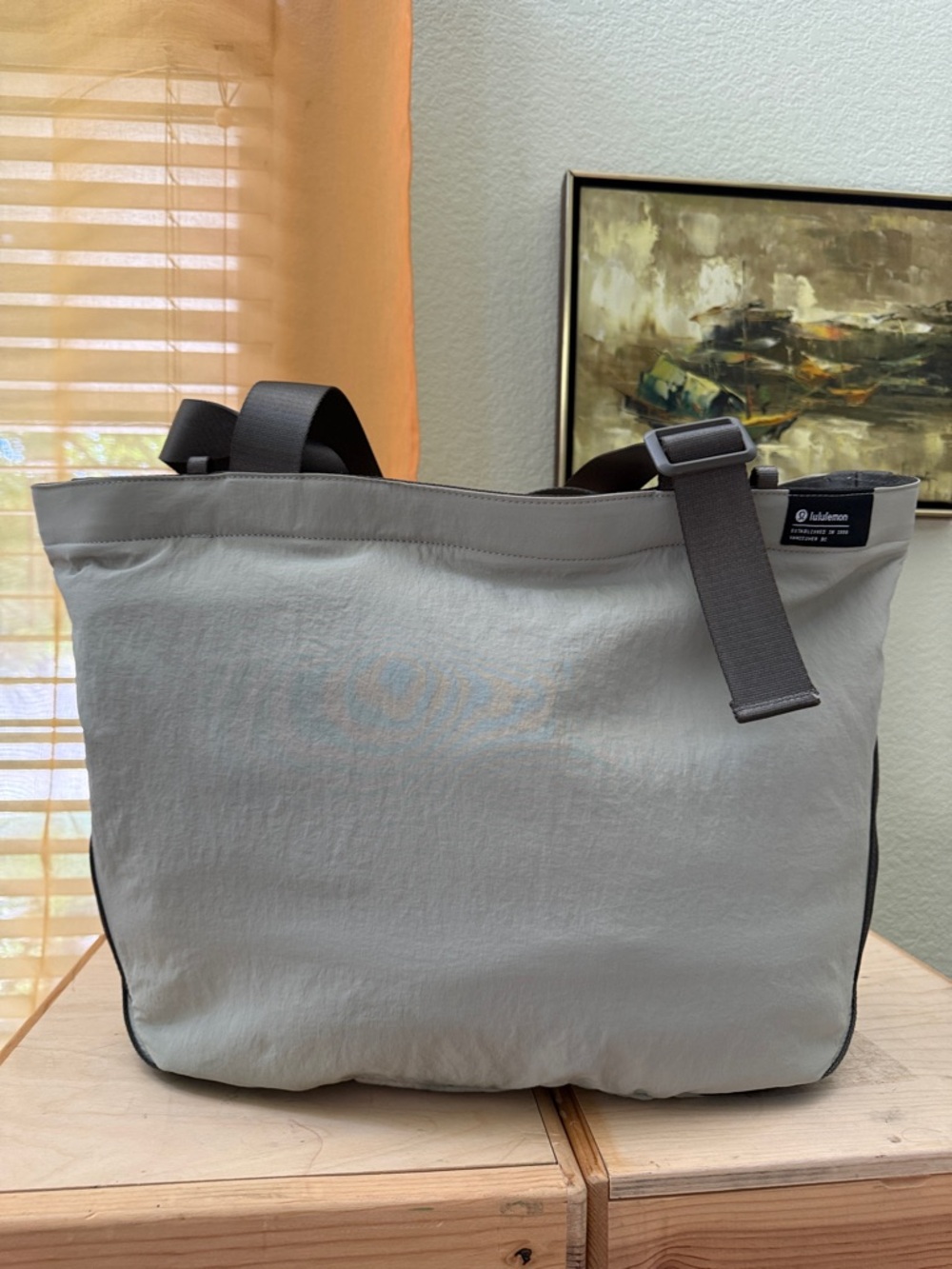 Lululemon Clean Lines Tote- pre-owned.